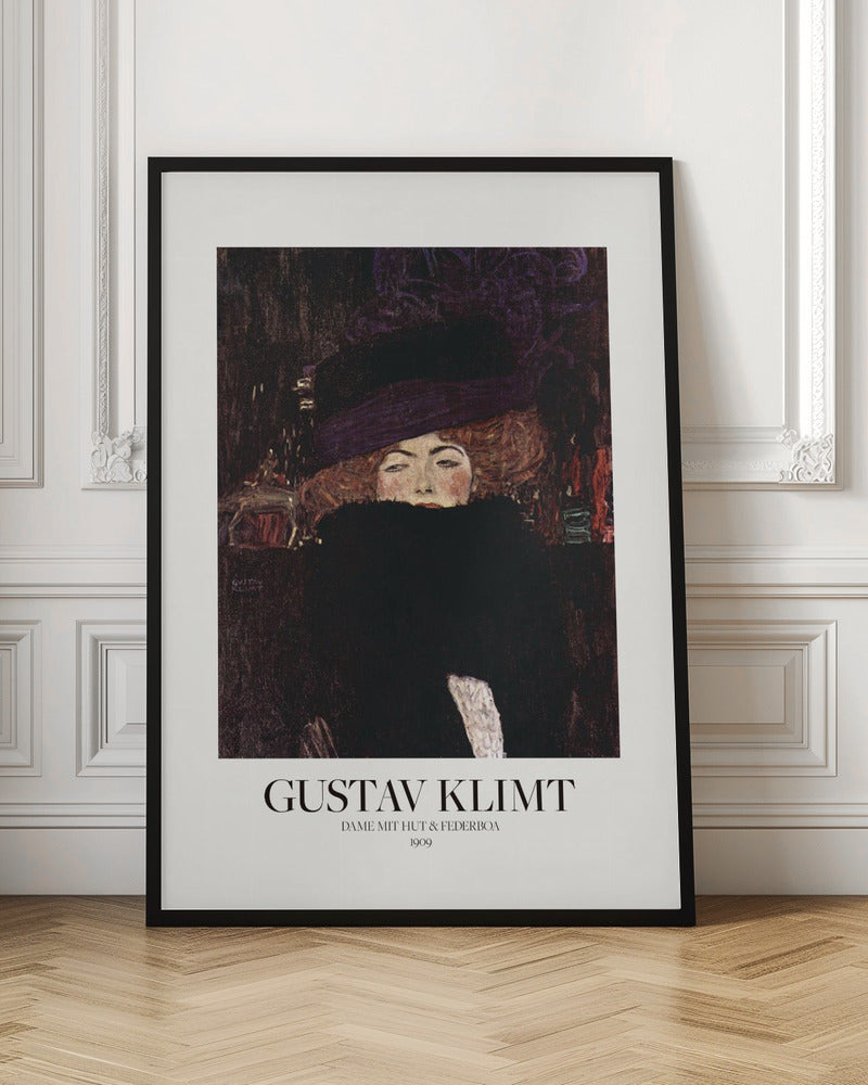 Dame Mit Hut Und Federboa (1909) Poster - Poster / Art Print