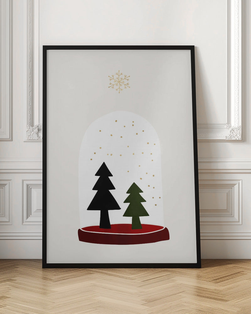 Dancing Snowflakes - Poster / Art Print