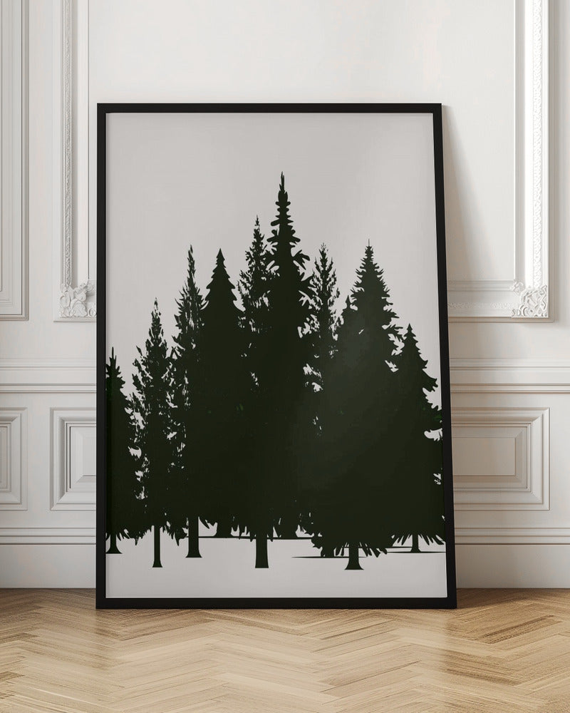 Tannenwald (dark) - Poster / Art Print