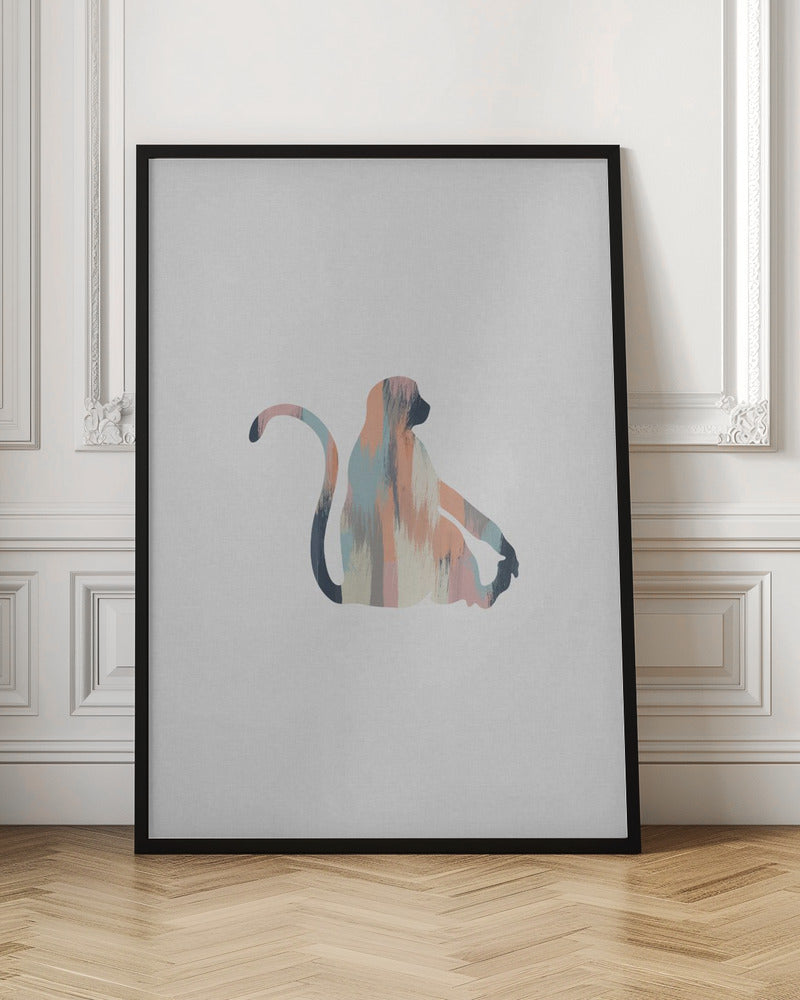 Pastel Monkey - Poster / Art Print