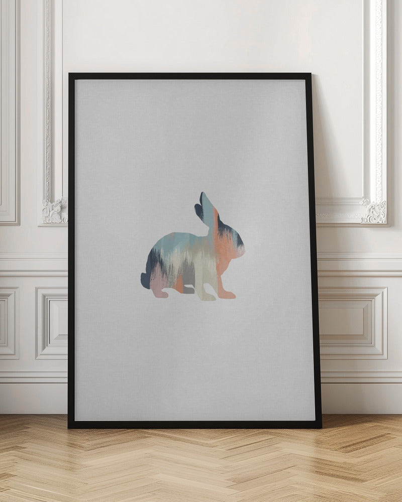 Pastel Rabbit - Poster / Art Print