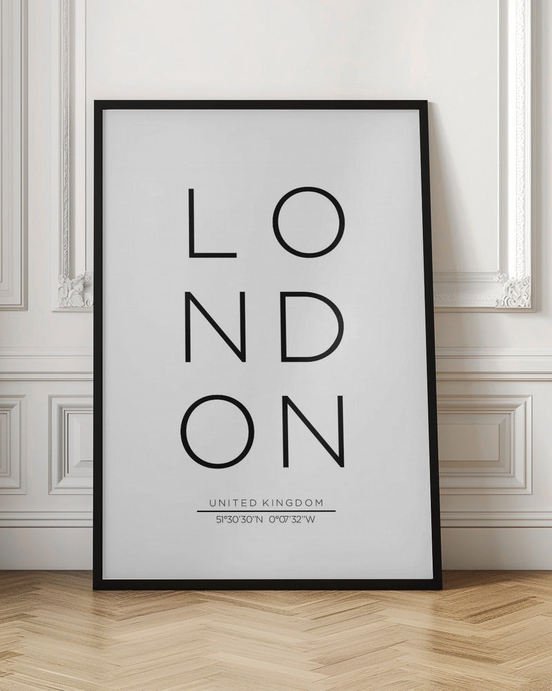 LONDON - Poster / Art Print