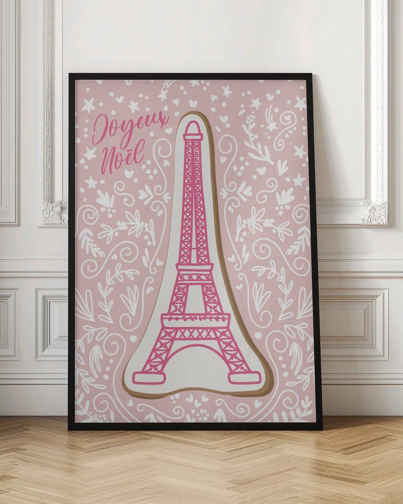 Eiffel tower iced gingerbread cookie - Poster / Art Print