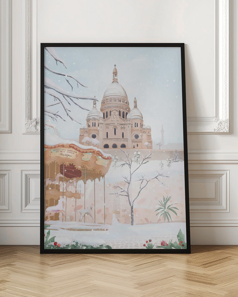 Winter in Paris - Poster / Art Print