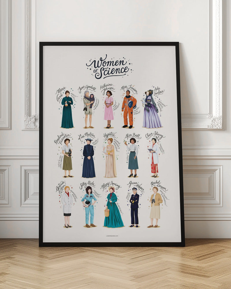 Women of Science - Poster / Art Print