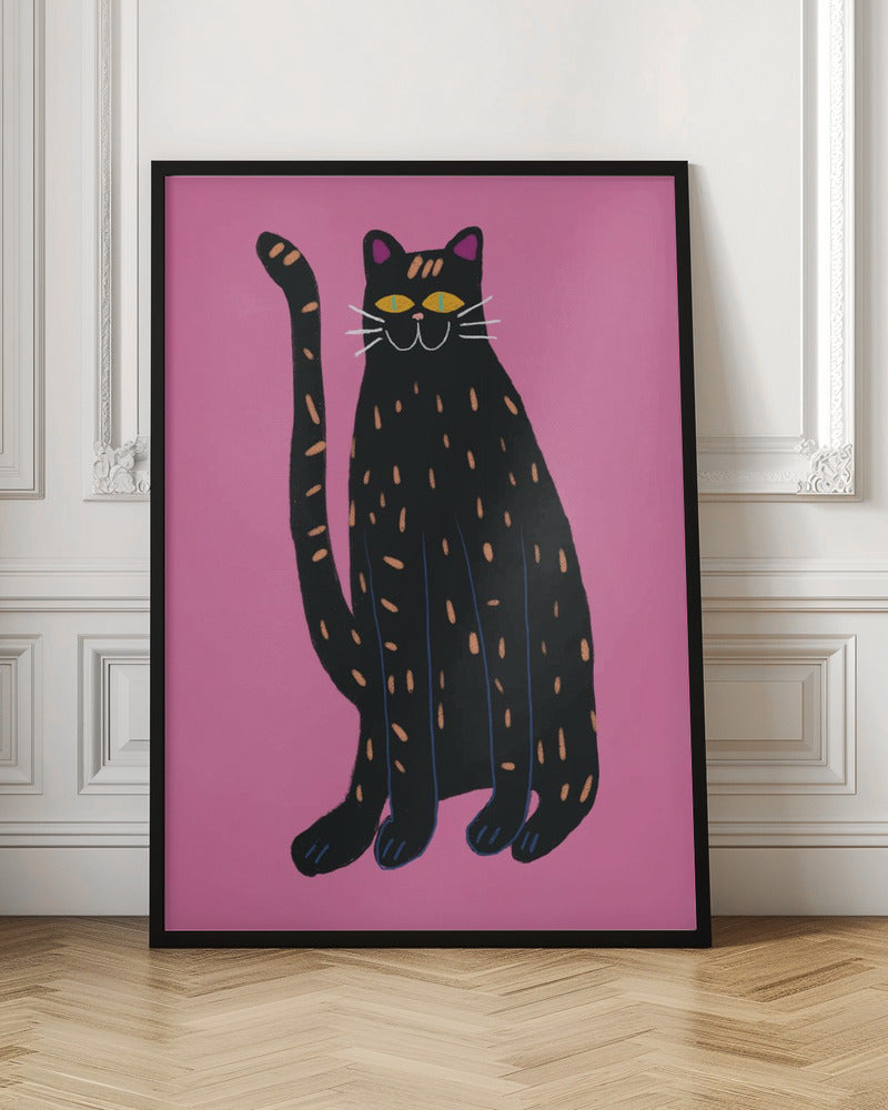 Black cat - Poster / Art Print