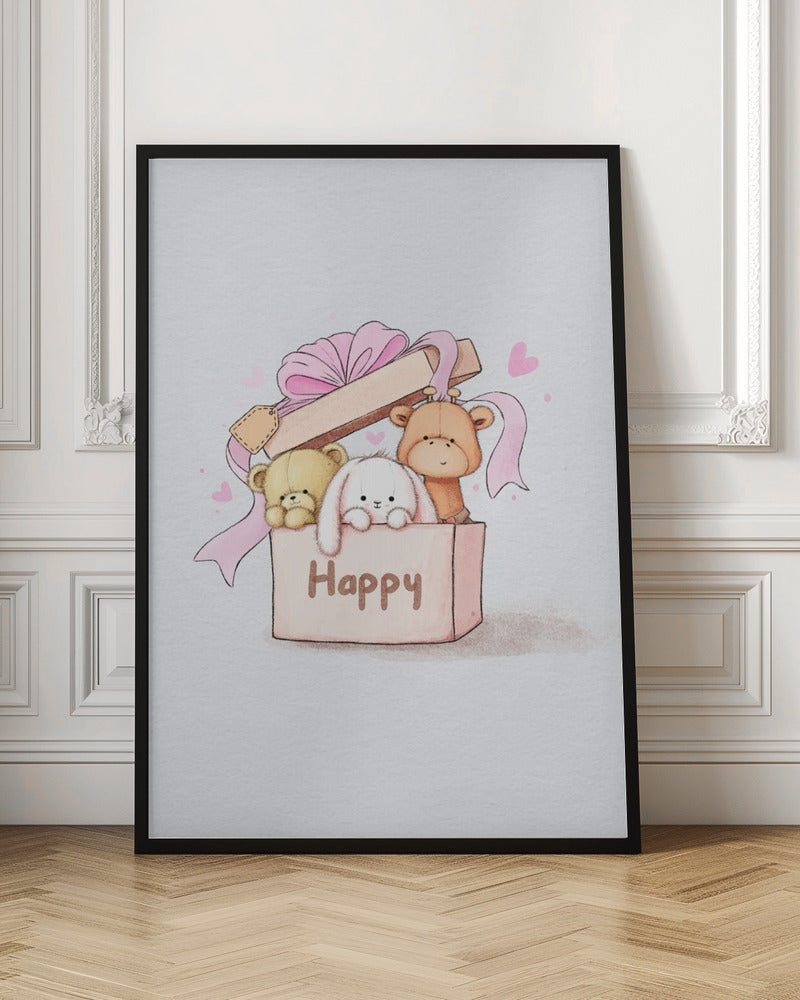 Teddy Bears Are In The Box - Poster / Art Print