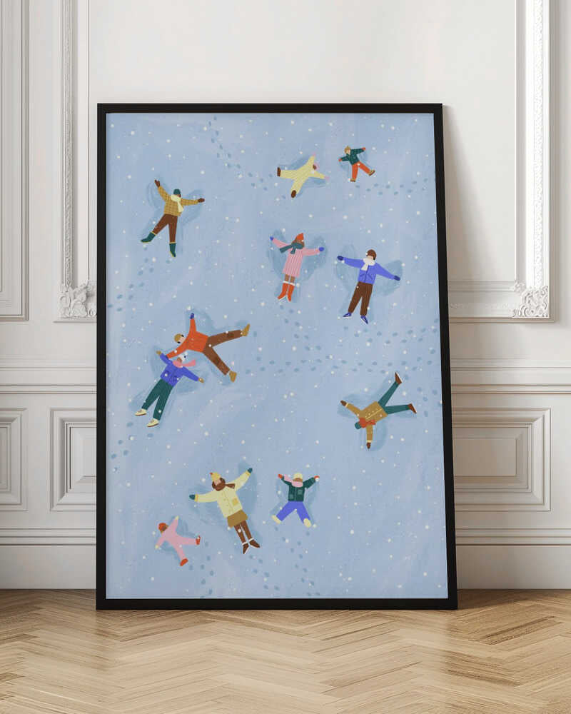 Snowy Angels Delight - Poster / Art Print