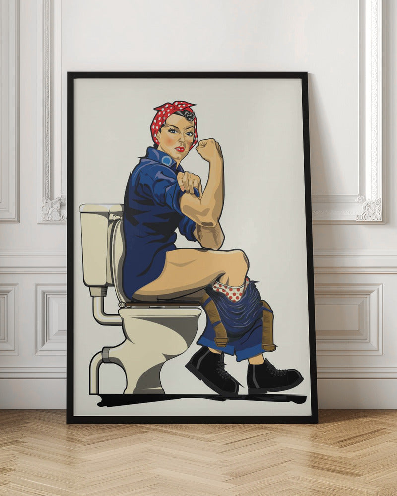 We Can Do It, Toilet Edition - Poster / Art Print