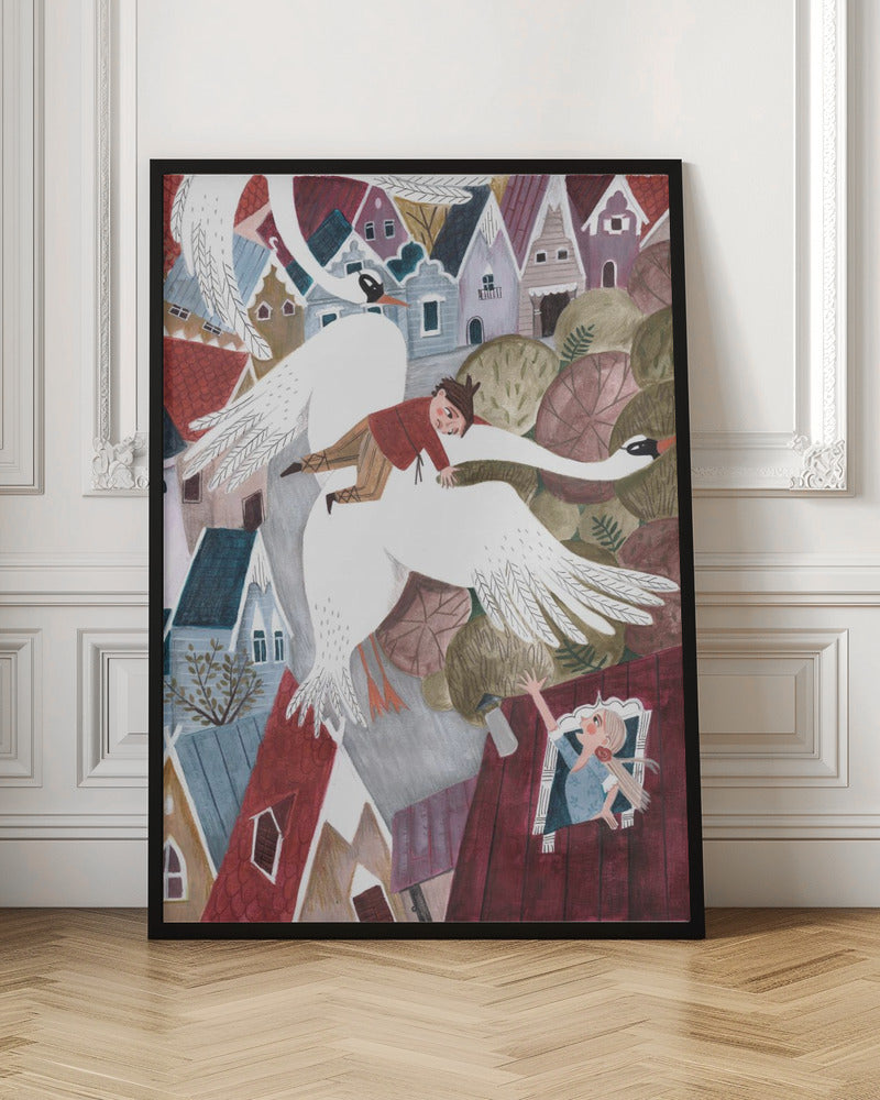 The magical wild geese - Poster / Art Print