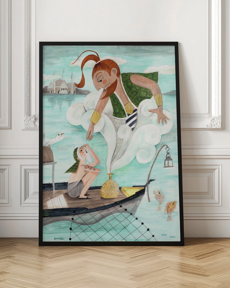 The Fisherman and the Jinni - Poster / Art Print