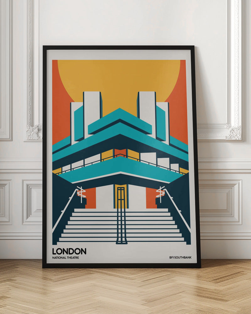London BFI Southbank Brutalist Architecture - Poster / Art Print