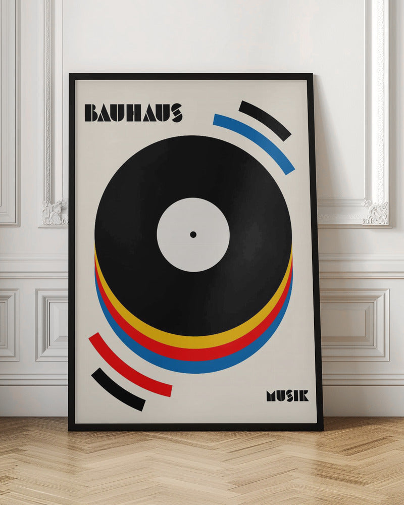 Bauhaus Music Retro Illustration - Poster / Art Print