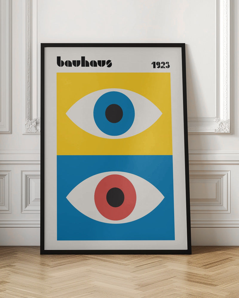 Bauhaus Eyes Abstract - Poster / Art Print