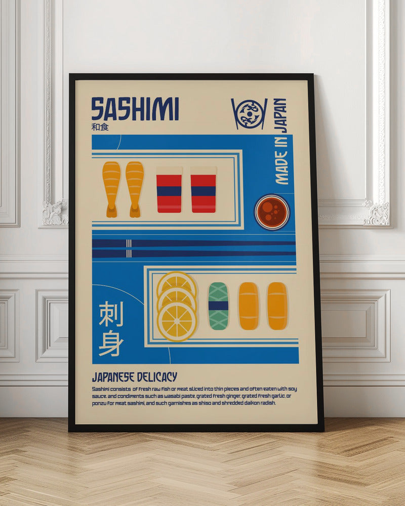 Sashimi Japanese Food Print - Poster / Art Print