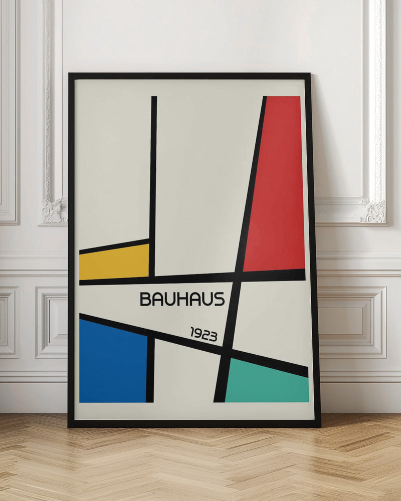 Bauhaus Geometric Design Retro - Poster / Art Print