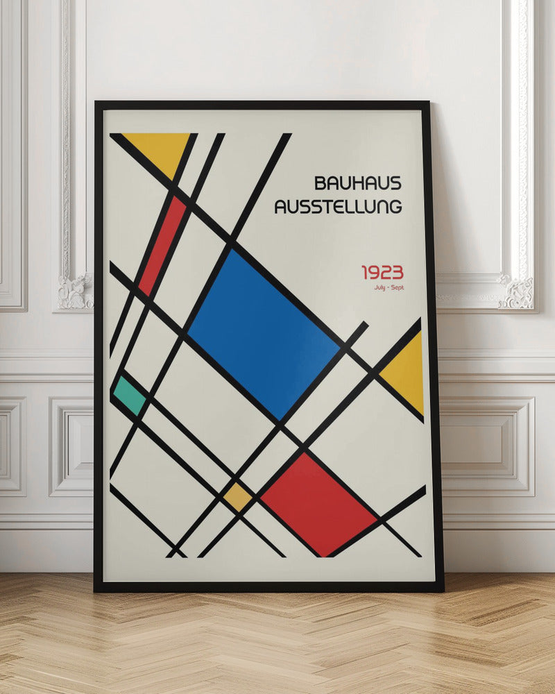 Bauhaus Geometric Design Retro - Poster / Art Print