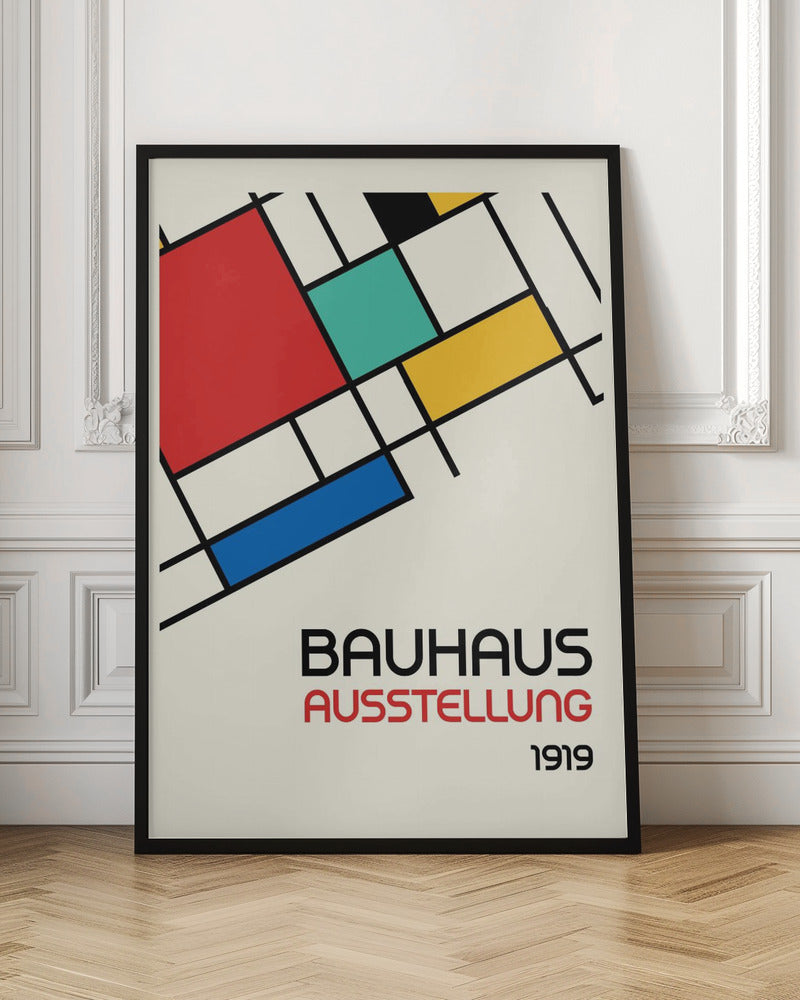 Bauhaus Geometric Design Retro - Poster / Art Print