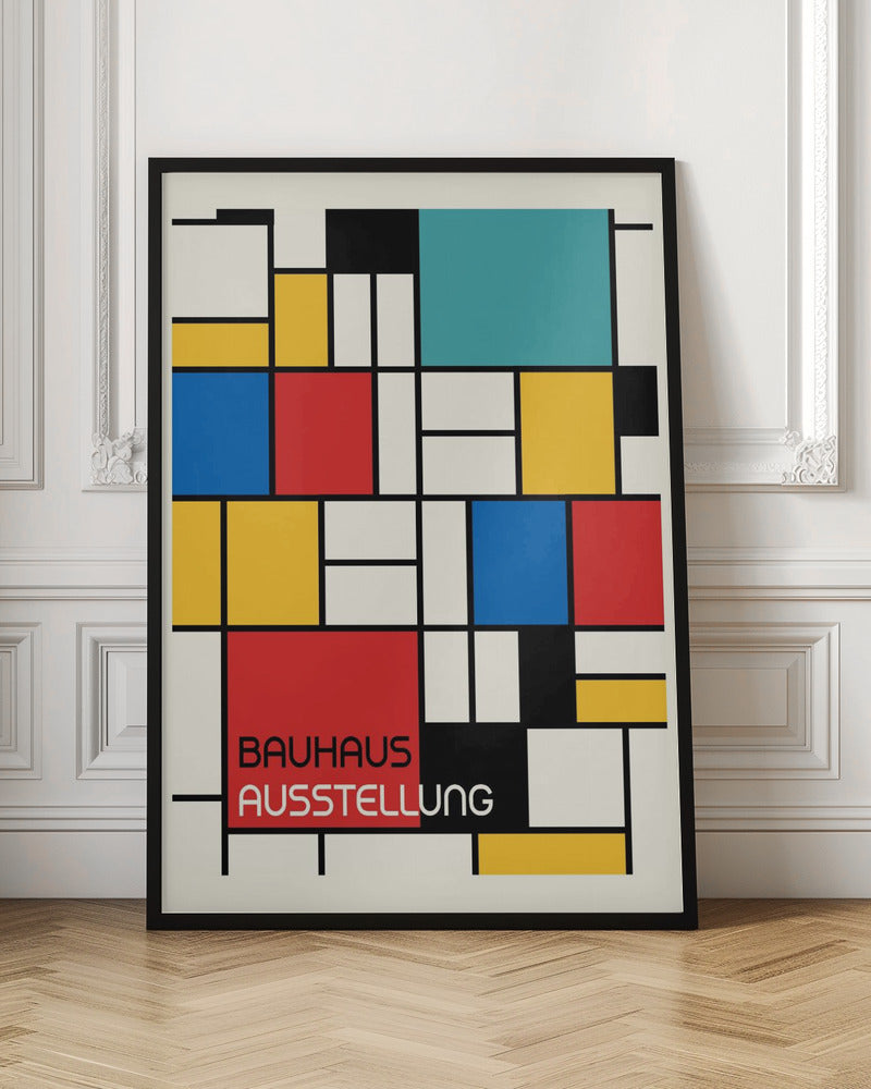 Bauhaus Geometric Design Retro - Poster / Art Print