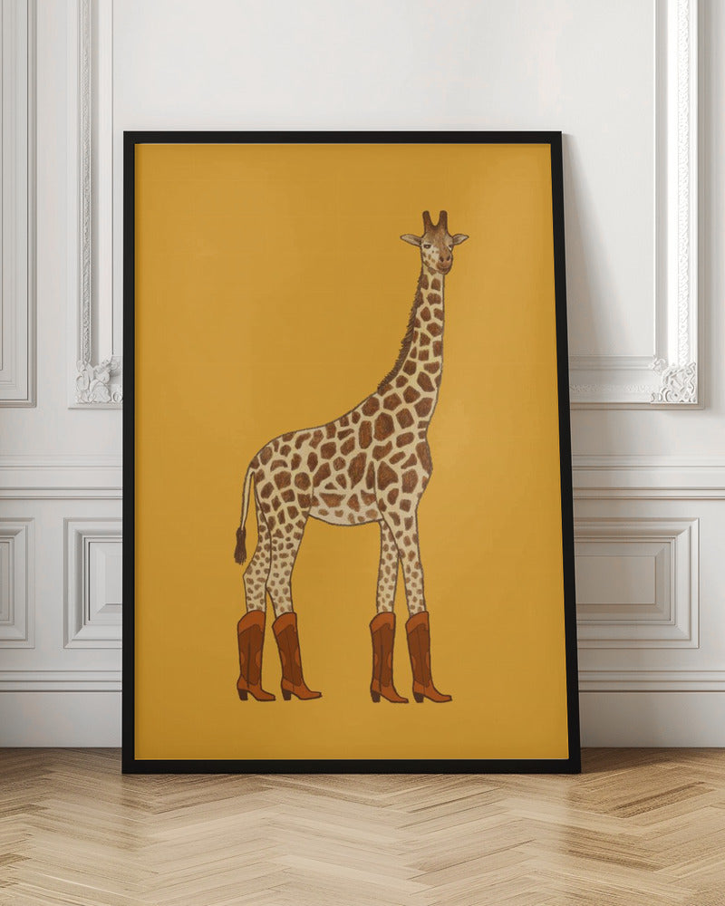 Jolene the Cowgirl Giraffe - Poster / Art Print