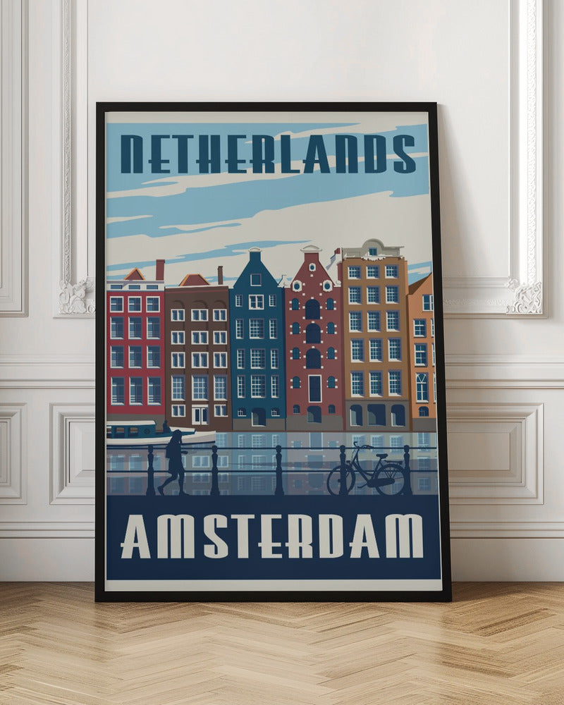 Amsterdam Travel Print - Poster / Art Print