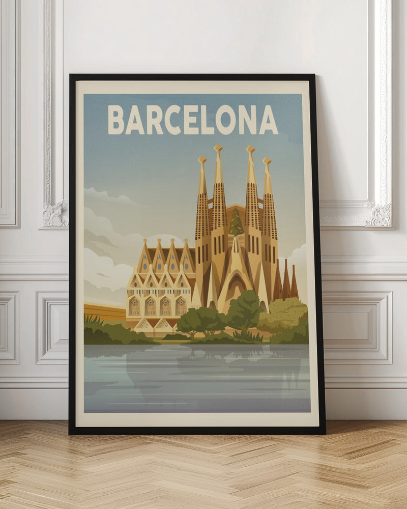 Barcelona Travel Print - Poster / Art Print