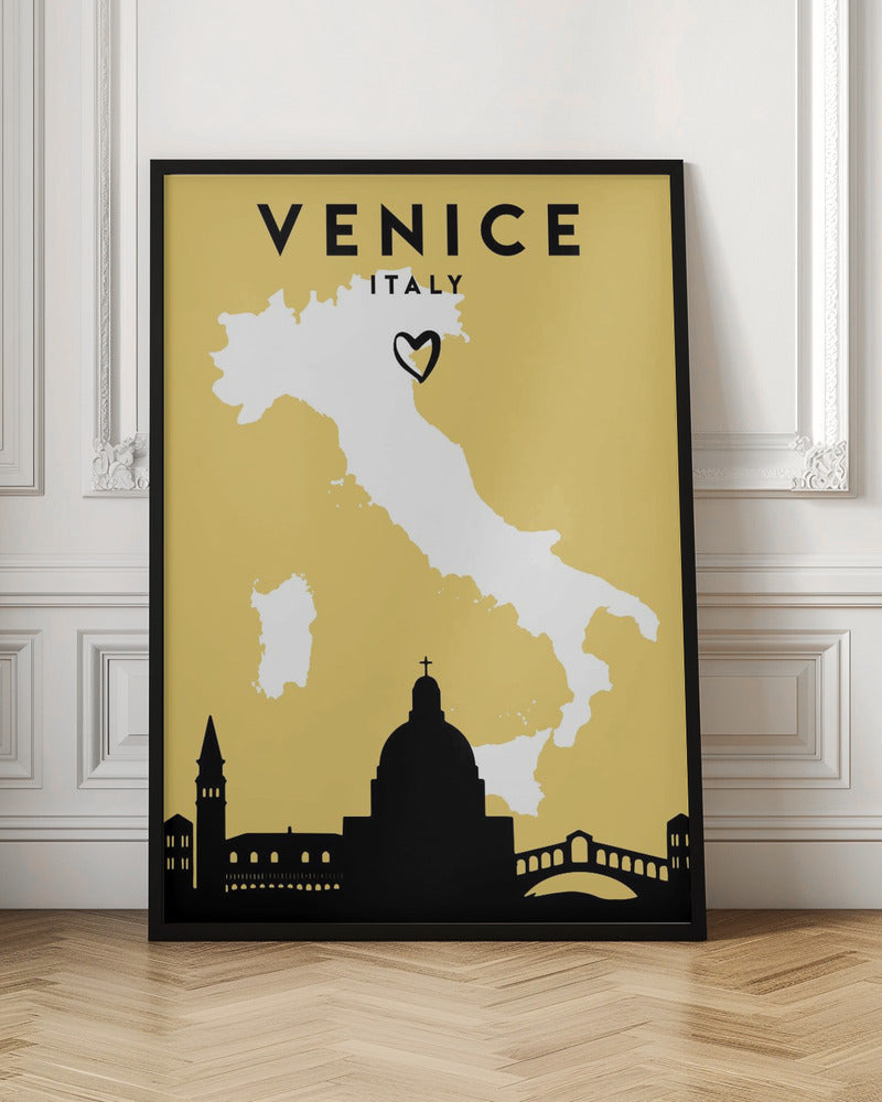 City Love Maps 91 - Poster / Art Print