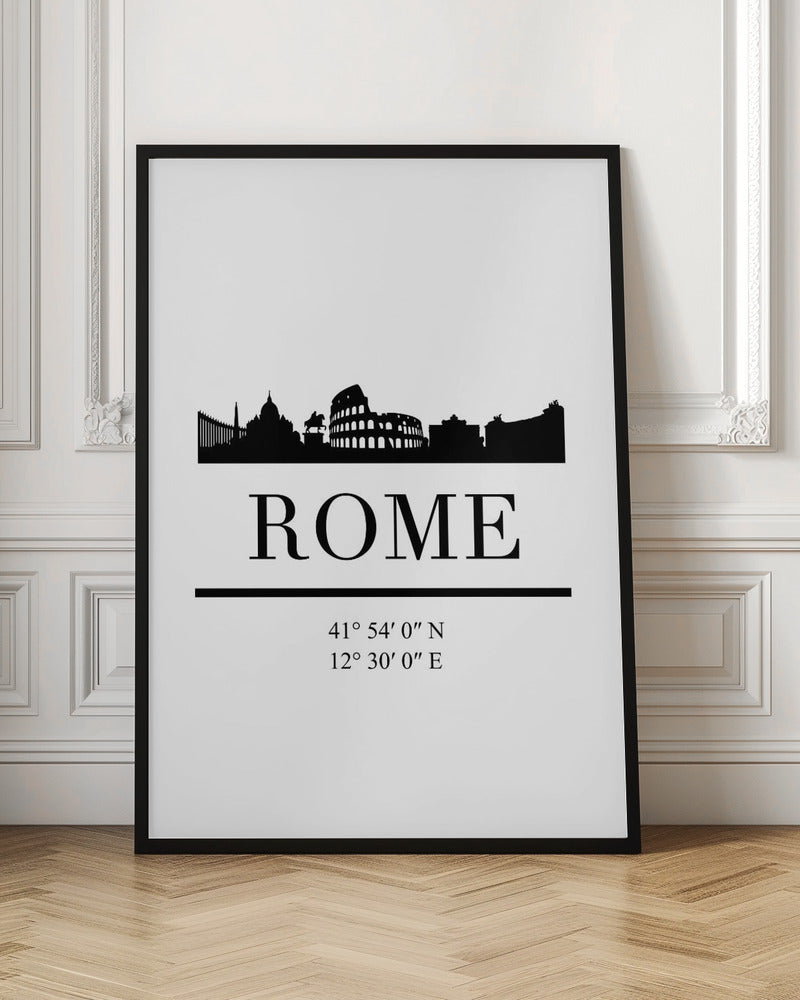 Black Skyline 72 - Poster / Art Print