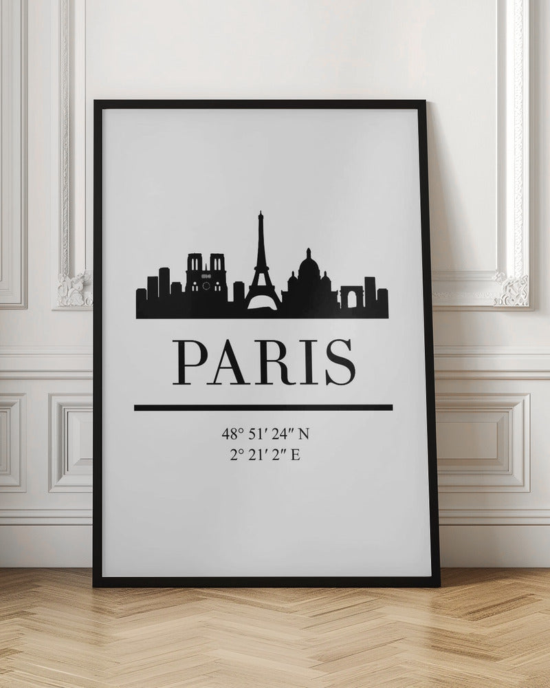 Black Skyline 64 - Poster / Art Print