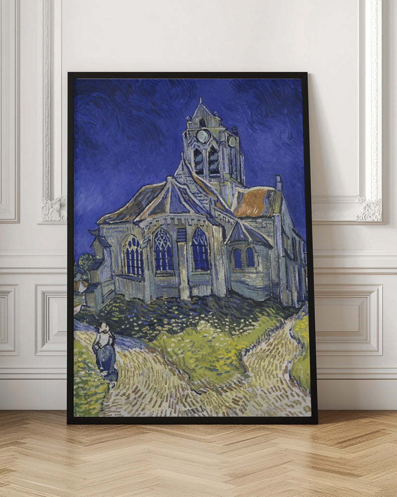 Vincent Van Gogh's the Church At Auvers (1890) - Poster / Art Print