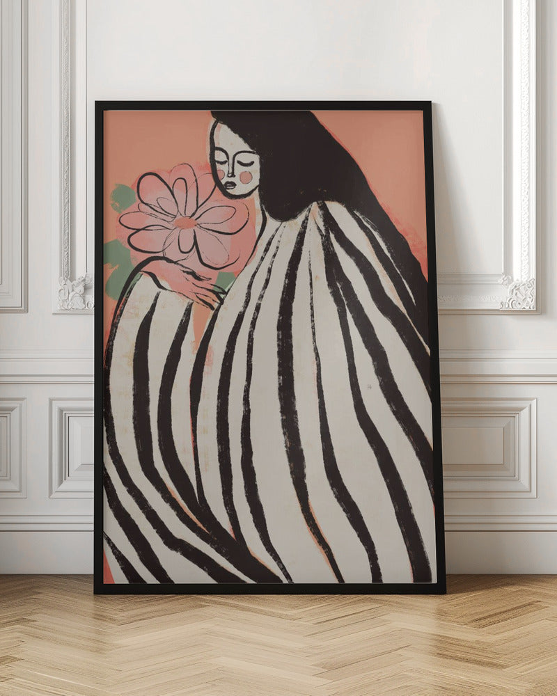 A Silent Moment (Peach) - Poster / Art Print