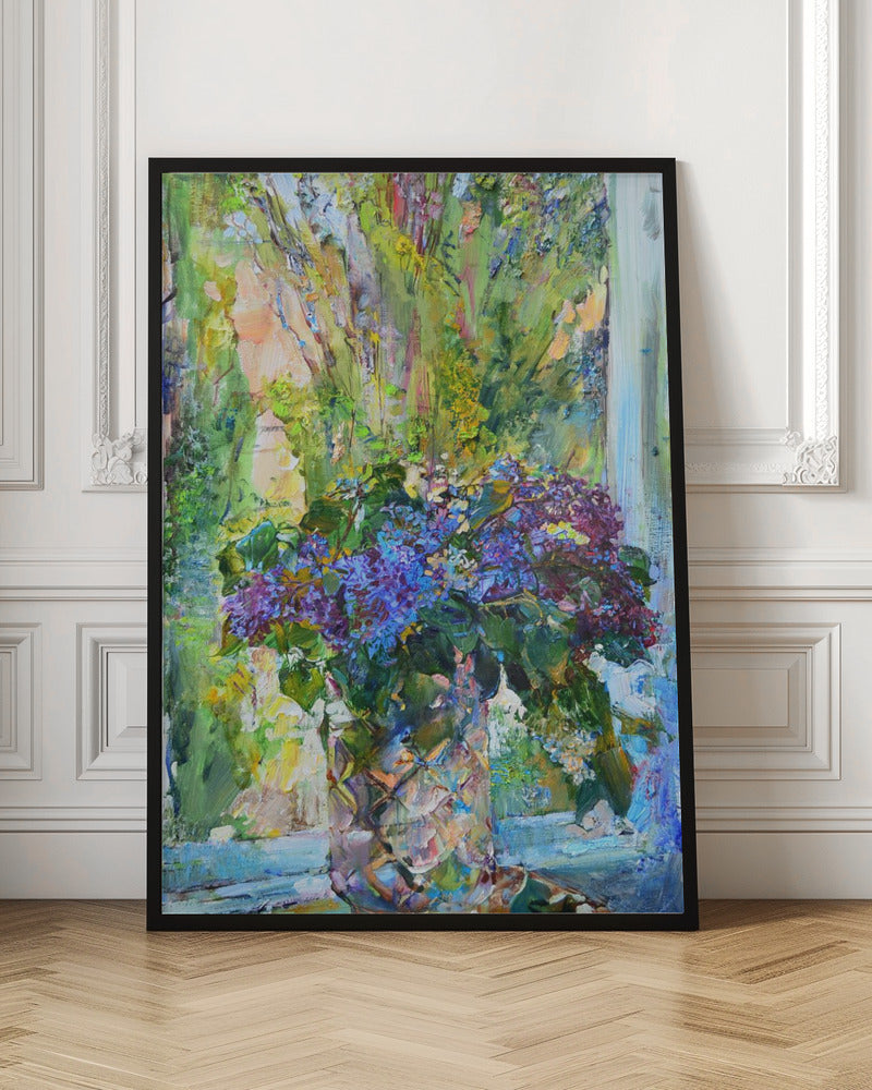 Blue flowers - Poster / Art Print
