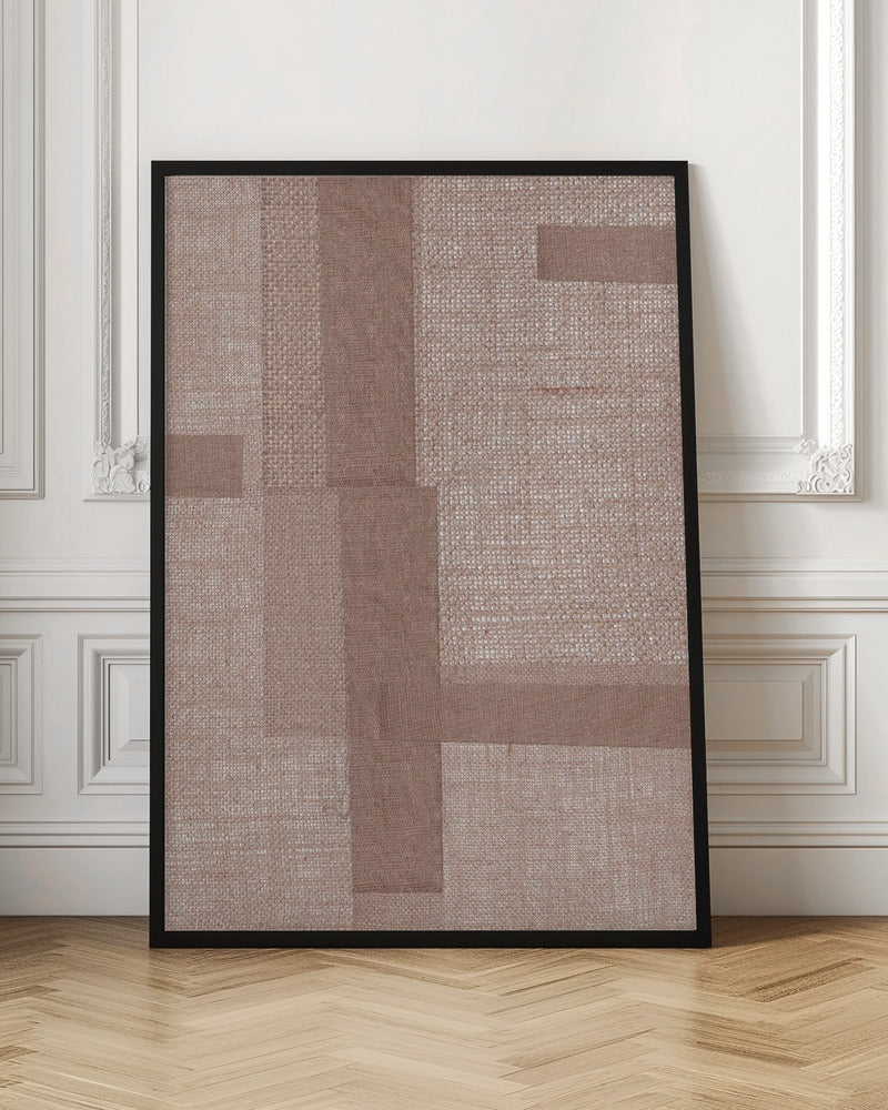Fabric Pattern Collage No.5 - Poster / Art Print