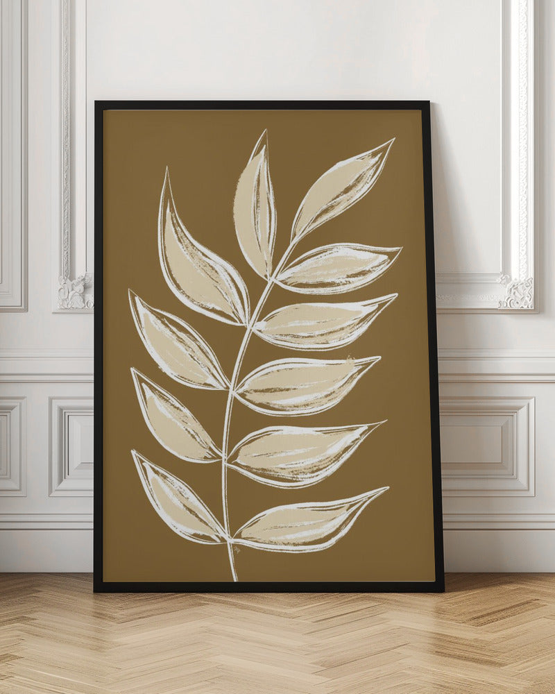 Brown Leaves - Poster / Art Print