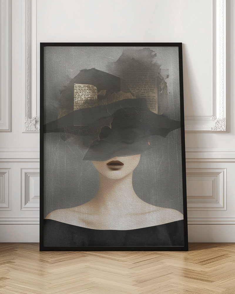 Lady In Hat No 2 - Poster / Art Print