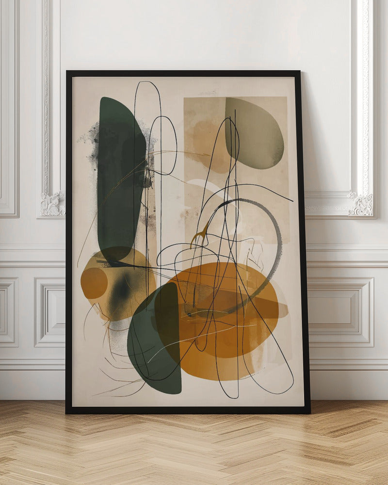 Abstract Beige No 1 - Poster / Art Print