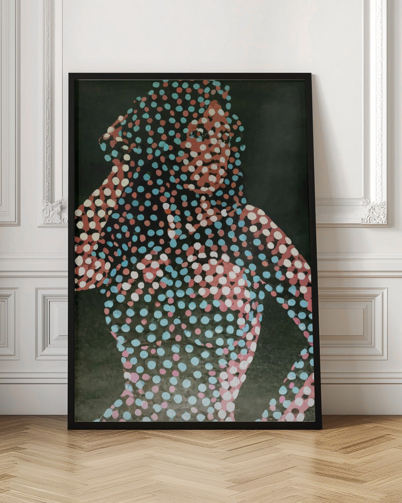 Woman in dots - Poster / Art Print