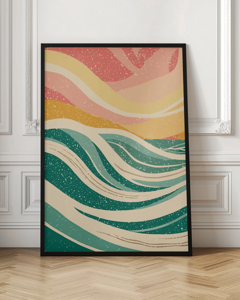 Abstract Sea Waves - Poster / Art Print