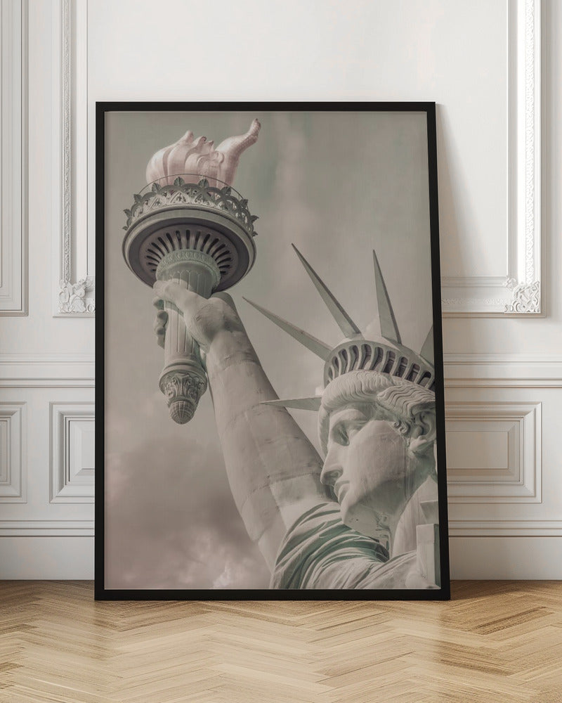 NEW YORK CITY Statue of Liberty | urban vintage style - Poster / Art Print