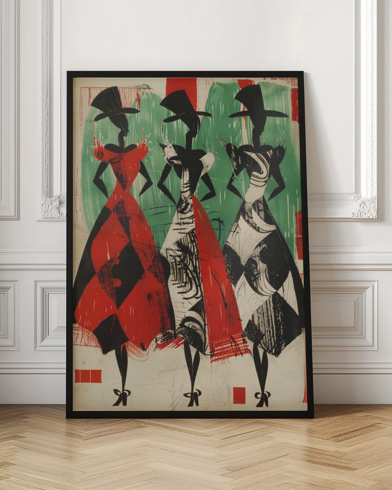 Ladies In Hats - Poster / Art Print