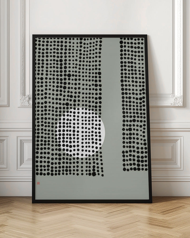 Hidden Moon N°4 | Behind the Curtains - Poster / Art Print