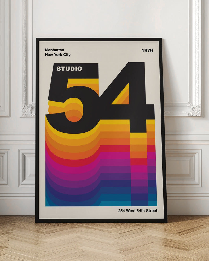 Studio 54 Retro Design - Poster / Art Print