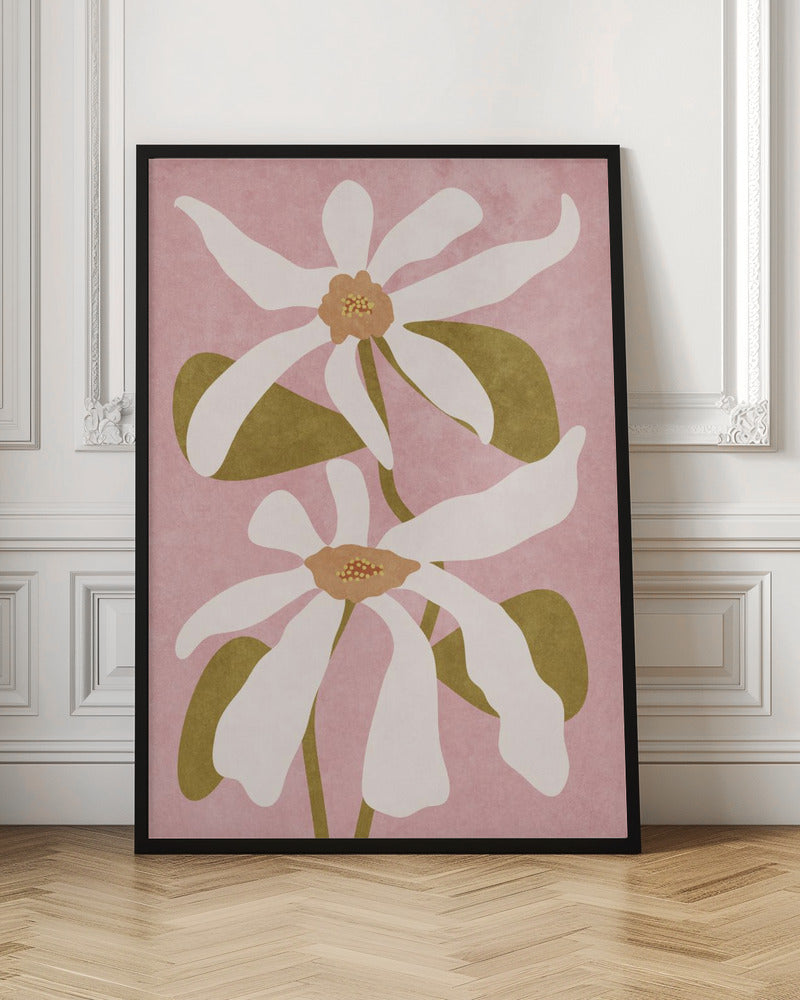 Abstract Flowers I - Poster / Art Print