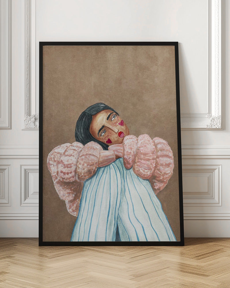 Dreaming girl - Poster / Art Print
