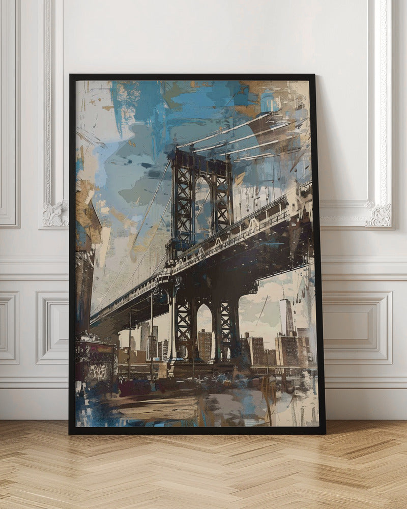 Manhattan Bridge - New York - Poster / Art Print