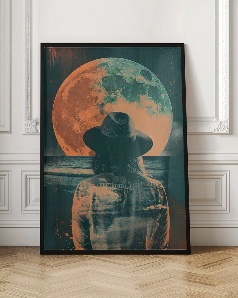 Watching the Moon - Poster / Art Print