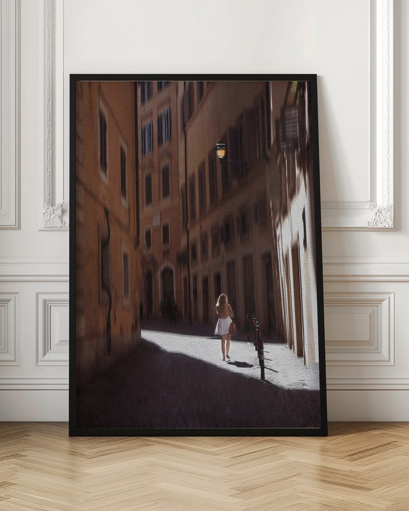 A girl in Rome - Poster / Art Print