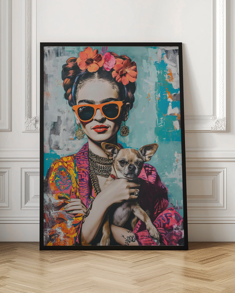 Frida Chihuahua - Poster / Art Print