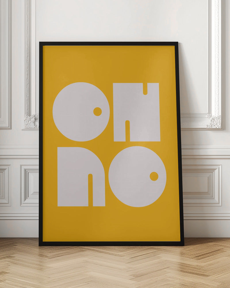 Oh No Yellowratio 3x4 Print By Bohonewart - Poster / Art Print