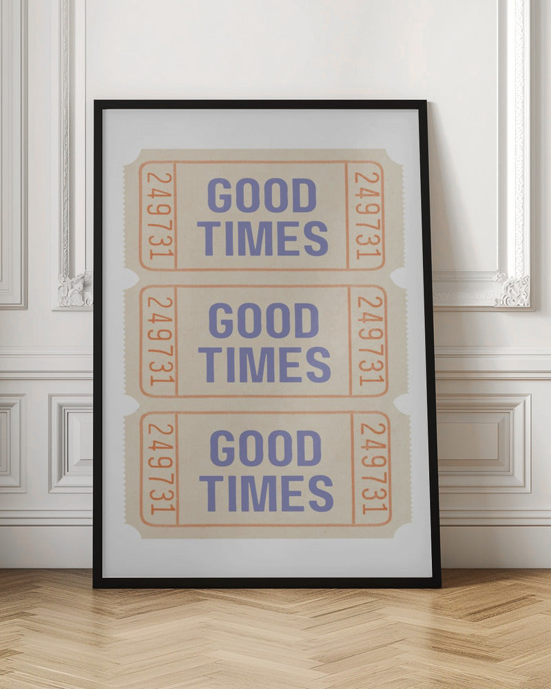 Coastal Blue Good Times - Poster / Art Print